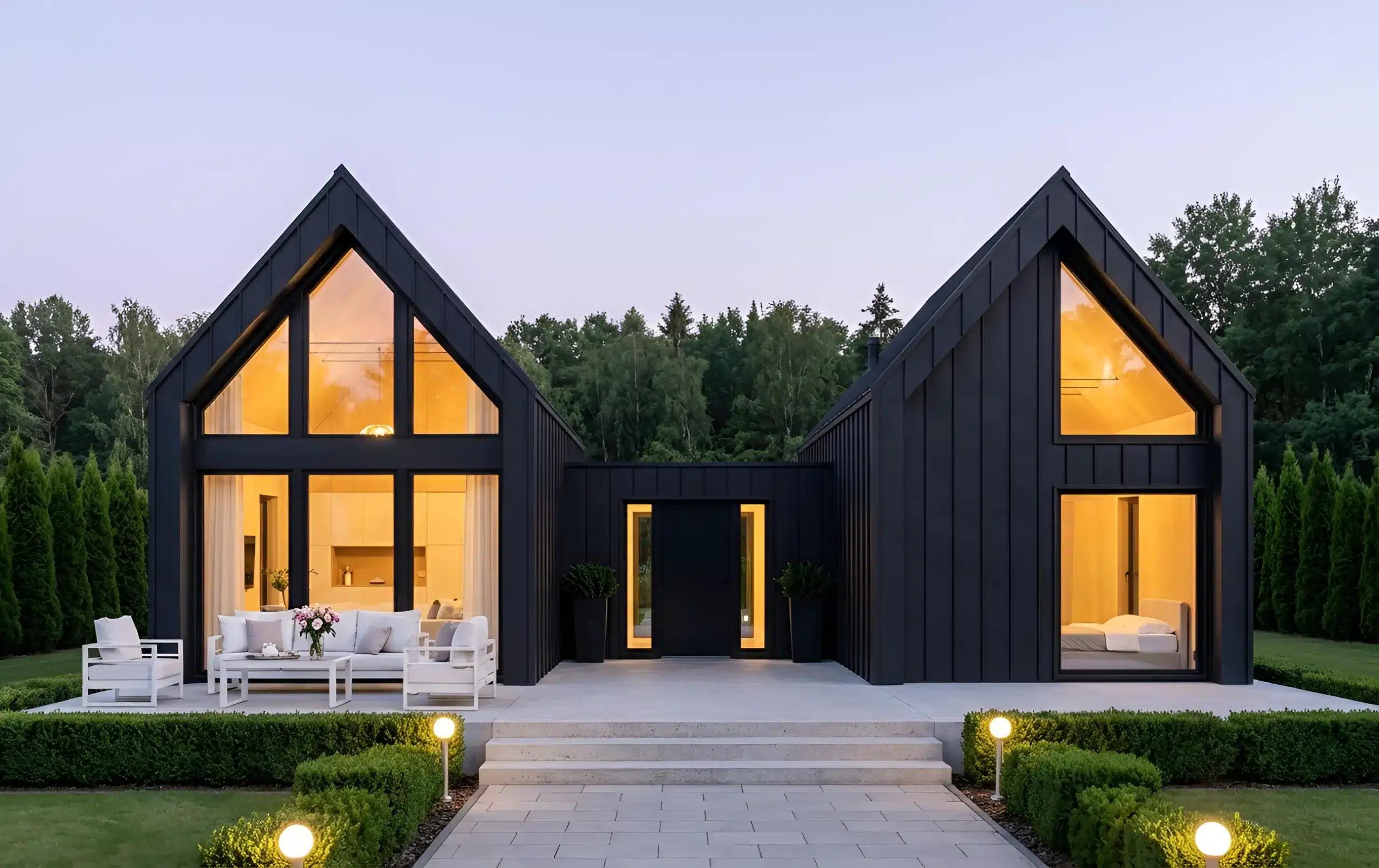 Przykładowa wizualizacja - domek koya - przód